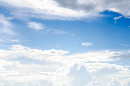 Clouds & blue sky background
