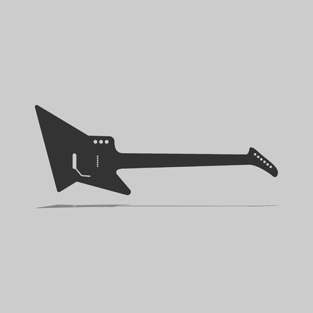 Electric guitar icon vector illustration.のイラスト素材