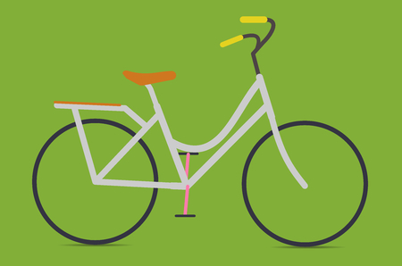 Classic bicycle vector illustration.のイラスト素材