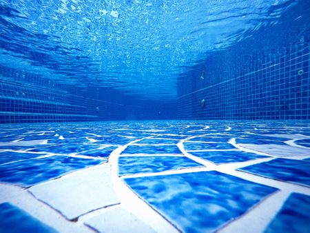 background' The Design under pools empty blue water transparent tiles blend ocean