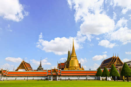 Temple of the Emerald Buddha  Wat Phra Kaew , Bangkok Thailandの写真素材