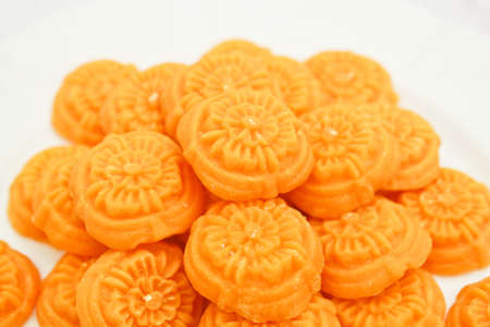 Thai style dessert, made from flour.の写真素材