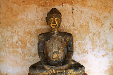 Traditional Thai style Buddhist church temple  religionの写真素材