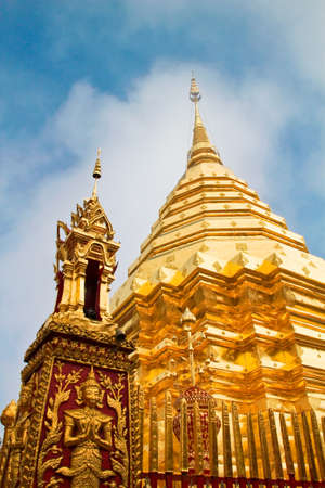 Traditional Thai style Buddhist church temple  religion