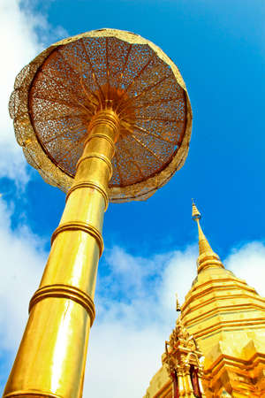 Traditional Thai style Buddhist church temple  religionの写真素材
