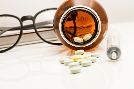 Medicine for treatment of illness  Health care and medical の写真素材