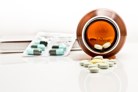 Medicine for treatment of illness  Health care and medical の写真素材