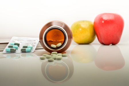 Medicine for treatment of illness  Health care and medical の写真素材