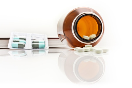Medicine for treatment of illness  Health care and medical の写真素材