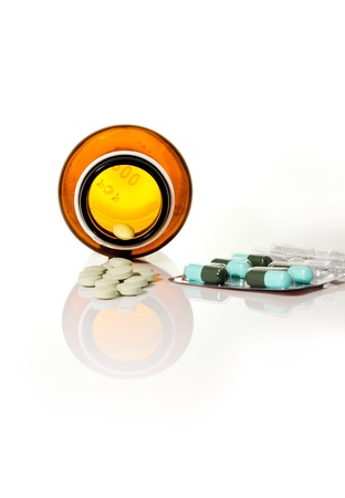 Medicine for treatment of illness  Health care and medical の写真素材