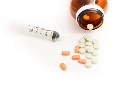 Medicine for treatment of illness  Health care and medical の写真素材
