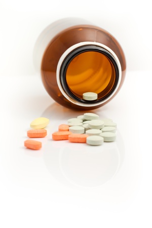 Medicine for treatment of illness  Health care and medical の写真素材