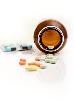 Medicine for treatment of illness  Health care and medical の写真素材