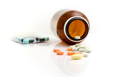 Medicine for treatment of illness  Health care and medical の写真素材