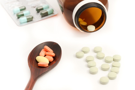 Medicine for treatment of illness  Health care and medical の写真素材