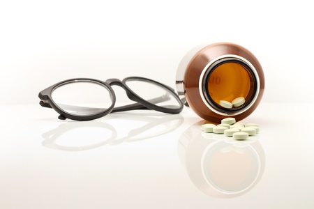 Medicine for treatment of illness  Health care and medical の写真素材