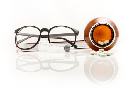 Medicine for treatment of illness  Health care and medical の写真素材