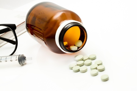 Medicine for treatment of illness  Health care and medical の写真素材