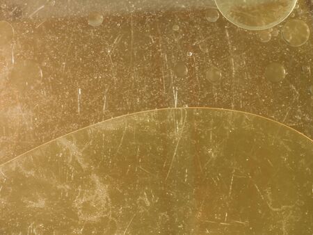 Oil drops on a water surface  Abtract background の写真素材