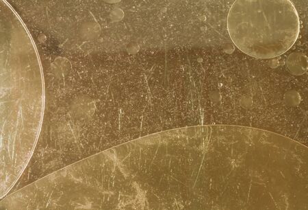Oil drops on a water surface  Abtract background の写真素材