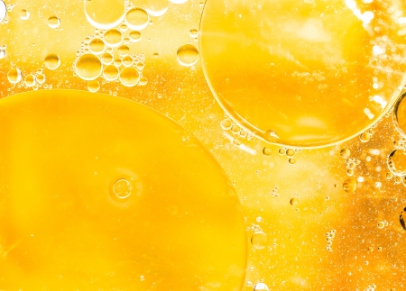 Oil drops on a water surface  Abtract background の写真素材