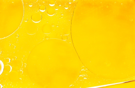 Oil drops on a water surface  Abtract background の写真素材