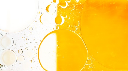 Oil drops on a water surface  Abtract background の写真素材