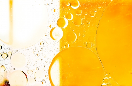 Oil drops on a water surface  Abtract background の写真素材
