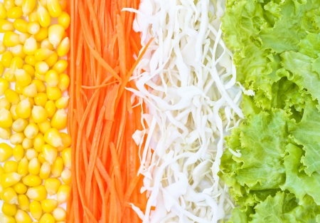 Fresh vegetables salad. Vegetables background.の写真素材