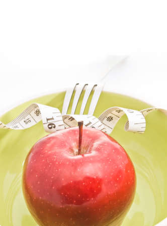 Diet food concept  Apples in a bowl  Fruit for diet の写真素材