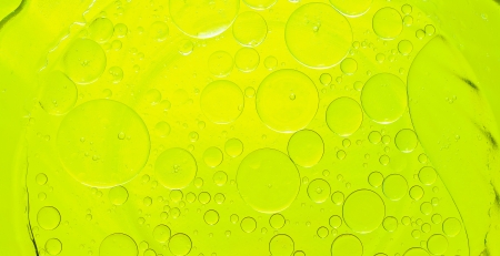 Oil drops on a water surface  Abstract background の写真素材