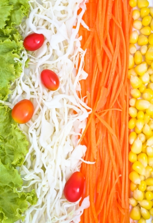 Fresh vegetables salad  Vegetables background の写真素材
