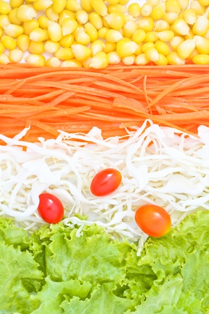 Fresh vegetables salad  Vegetables background の写真素材