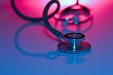 Abstract background with stethoscope medical の写真素材