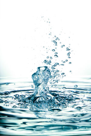 Water splash, flowing water.の写真素材