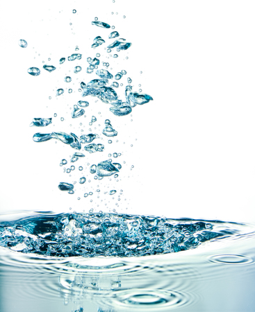 Water splash, flowing water.の写真素材