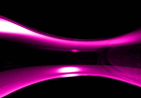 Colorful curve on black background. Curve abstract.の写真素材