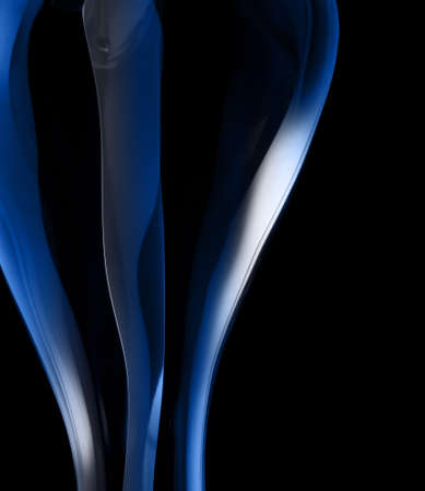 Bubble colorful curve on black background. Curve abstract.の写真素材