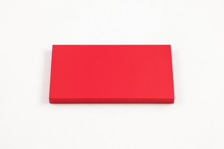 Red box squares. Small device electricity to recharge of smart phone.の写真素材