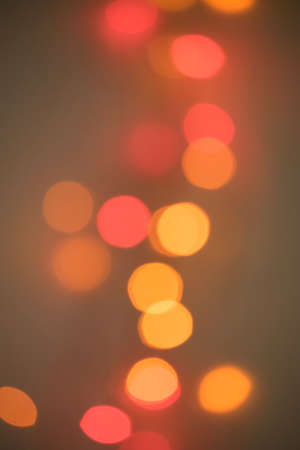 Bokeh on black backgroundの写真素材