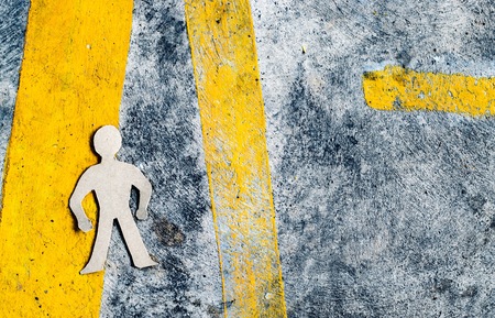 Notepad on street background. In nature and city. using wallpaper or for education photo. Dry notebook take note of the product for book with paper and concept or copy space.の写真素材