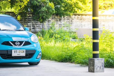 BANGSAN, THAILAND - September , 2017 :  car brand japan parked in the showroom in Thailand for customers.のeditorial素材