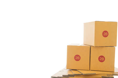 Box package product packaging design express postal mockup carrying for sale online to order from...