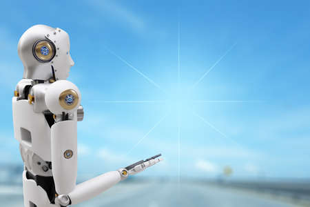 Robot community metaverse for VR avatar reality game virtual reality of people blockchain connect technology investment, business lifestyle 2022の写真素材