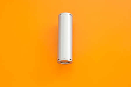 lamp on wallの写真素材