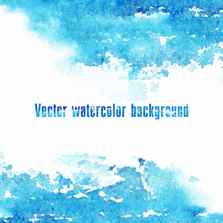 Vector watercolor background  Grunge paper のイラスト素材