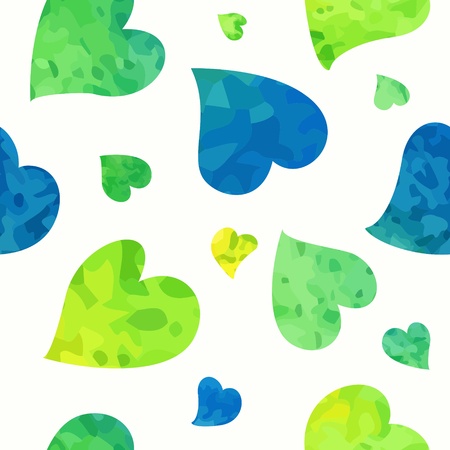 Heart background. Seamless pattern.のイラスト素材