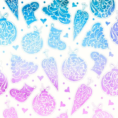 Christmas background, Christmas pattern のイラスト素材