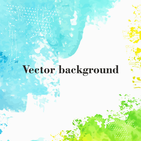 Abstract watercolor background のイラスト素材