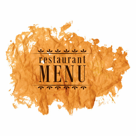 Menu template for cafe, restaurant, coffeehouse のイラスト素材